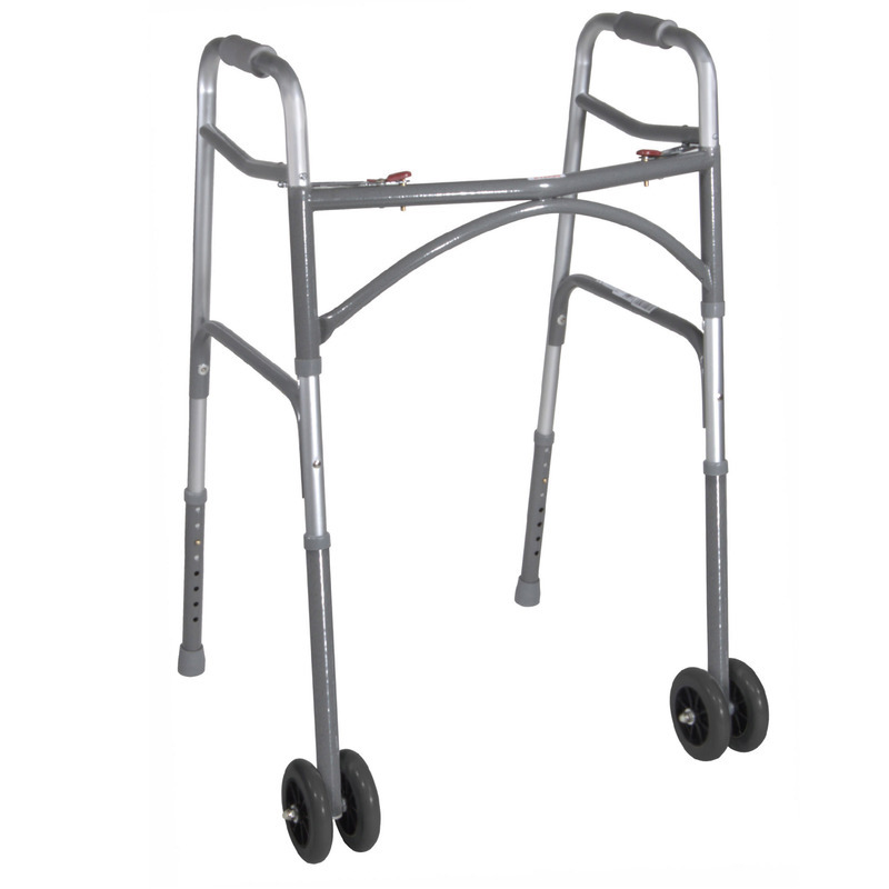 Drive Medical Drive Medical Heavy Duty Bariatric Two Button Walker with