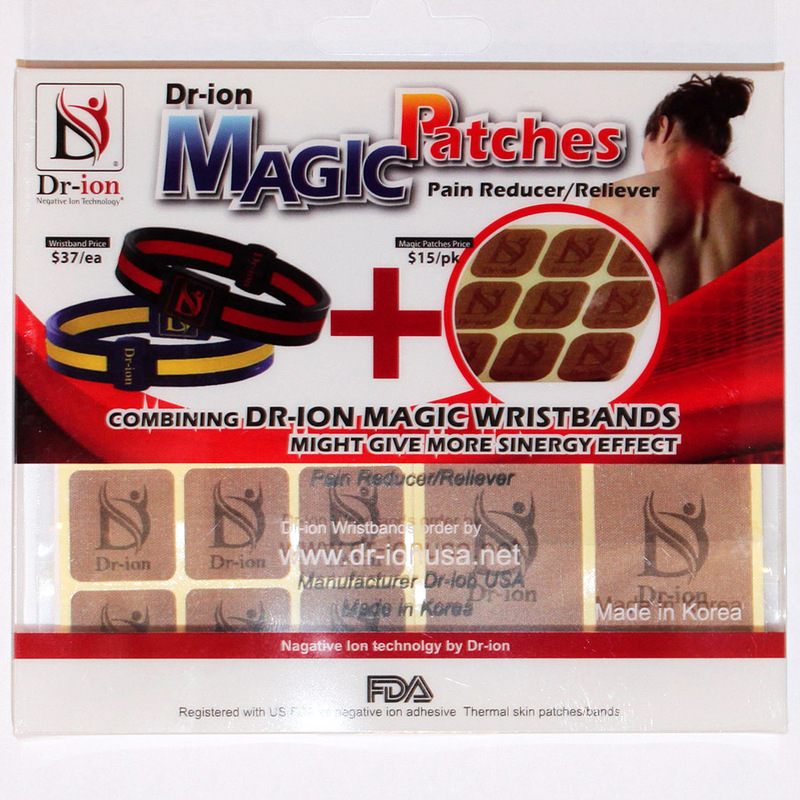 DrIon Negative Ion Magic Patches Pain Reducer / Reliever Full Pack